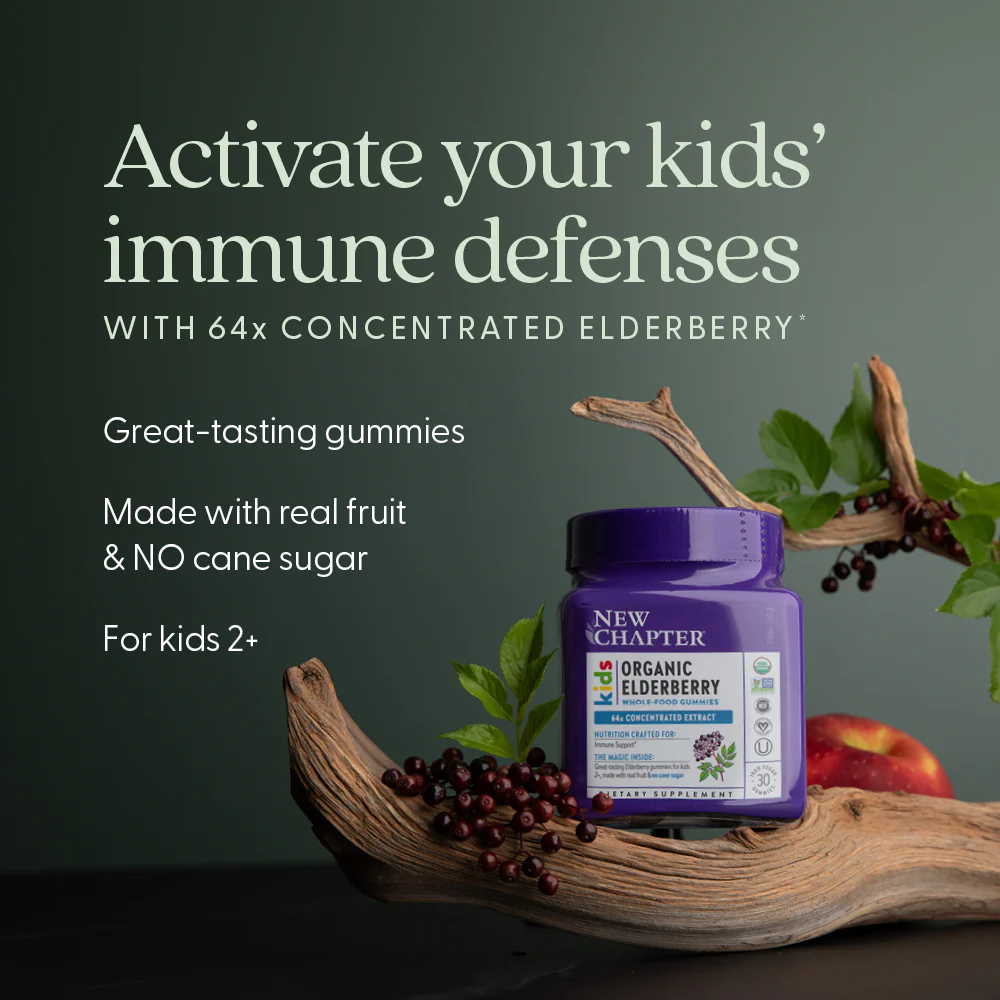 Kids Organic Elderberry Whole-Food Gummies - Image 3
