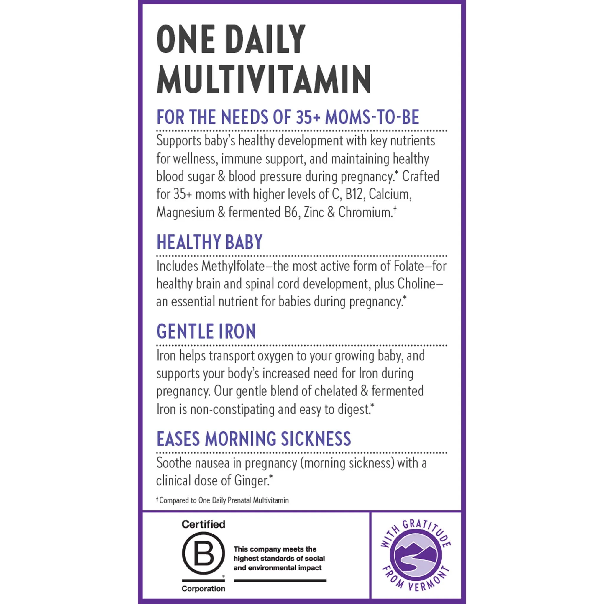 One Daily Prenatal Multivitamin 35+ - Image 6