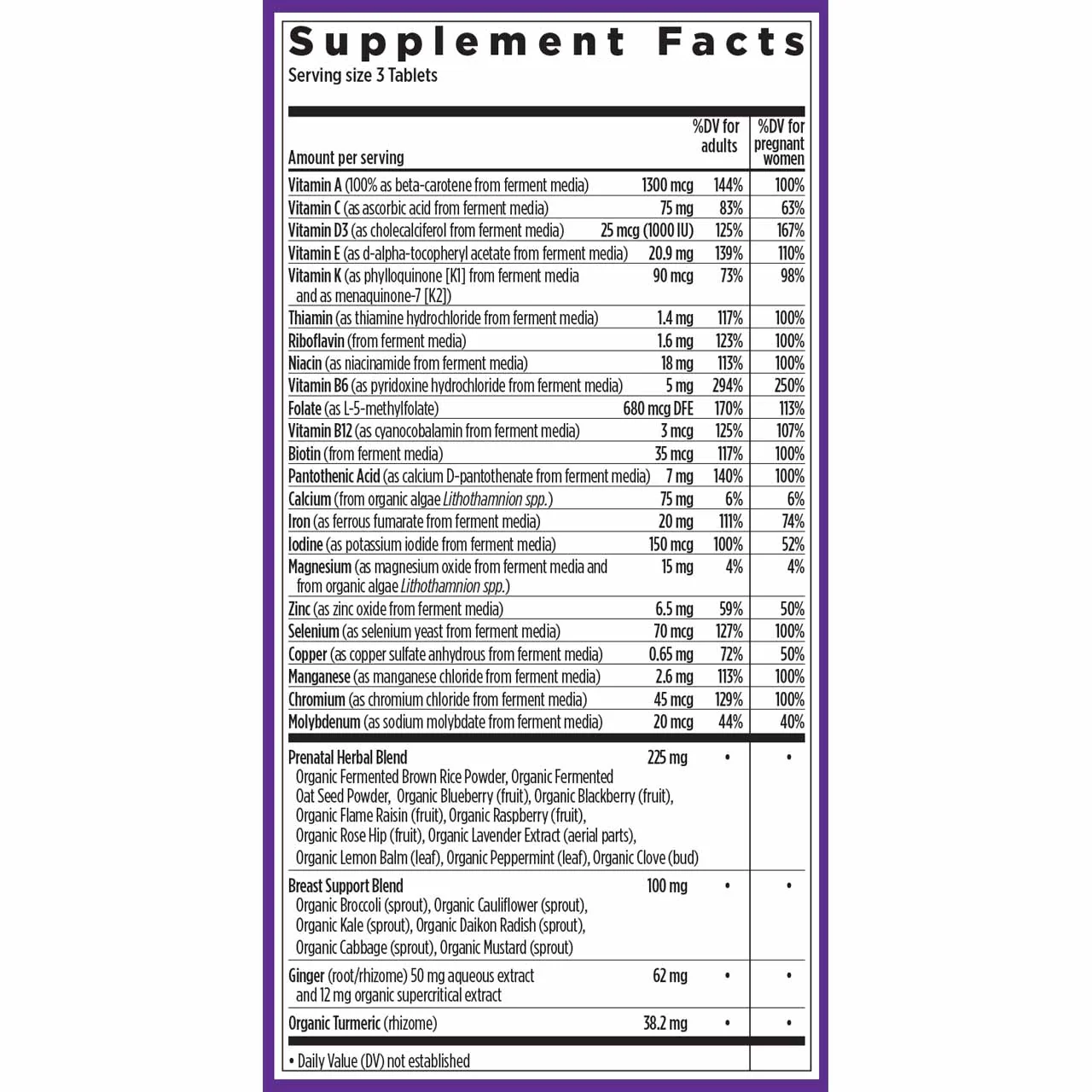 Advanced Perfect Prenatal Multivitamin - Image 8